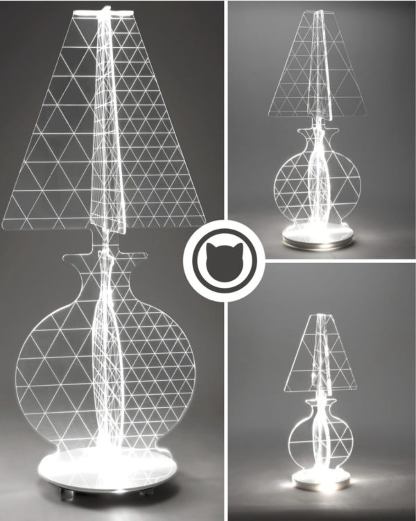 IPLEX - ESA Lampada in Plexiglass con Luce LED - immagine 2